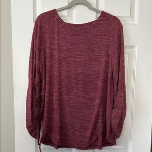 Anthropologie Women's Maroon sweater Top